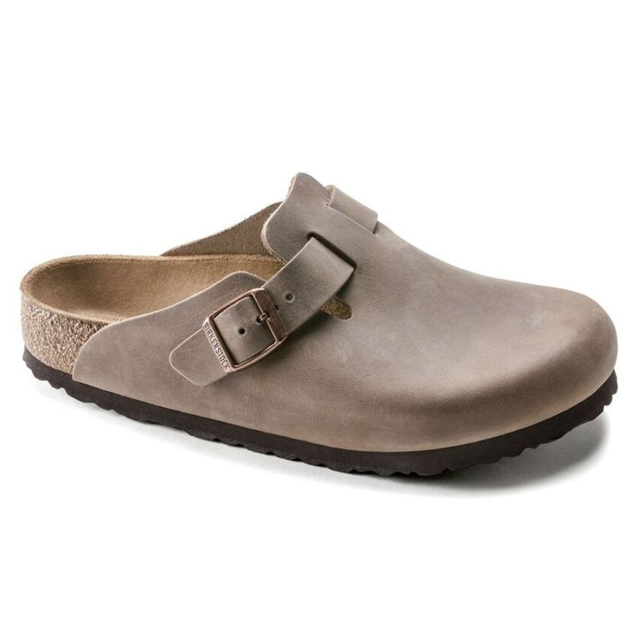 Fodtoj BIRKENSTOCK | Birkenstock Boston Bs Narrow Fit Tabacco Brown