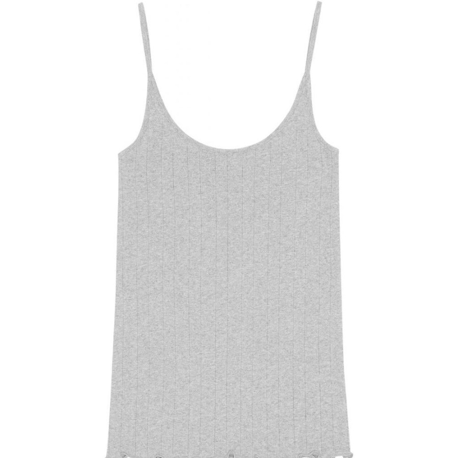 Toj SKALL STUDIO | Skall Studio Edie Cami Top Grey Melange