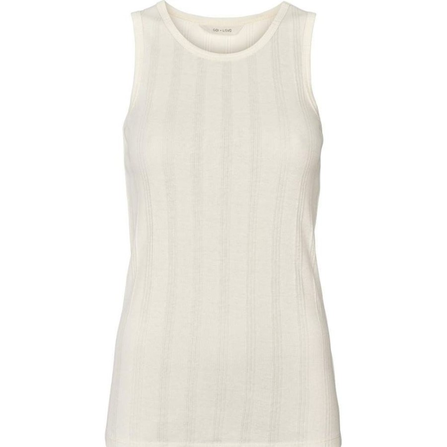 Toj GAI+LISVA | Gai+Lisva Alberte Cotton Top Off White