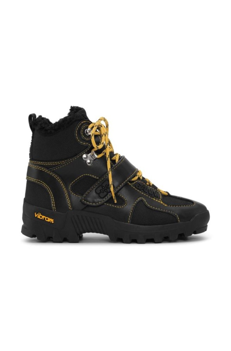 Fodtoj GANNI | Ganni S2255 Performance Hiking Velcro Boots Black