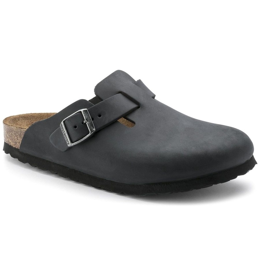 Fodtoj BIRKENSTOCK | Birkenstock Boston Bs Narrow Fit Black