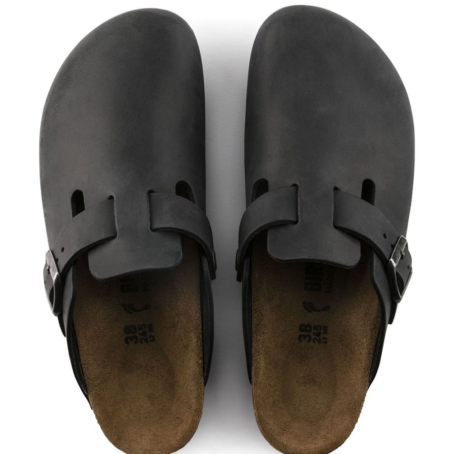 Fodtoj BIRKENSTOCK | Birkenstock Boston Bs Narrow Fit Black