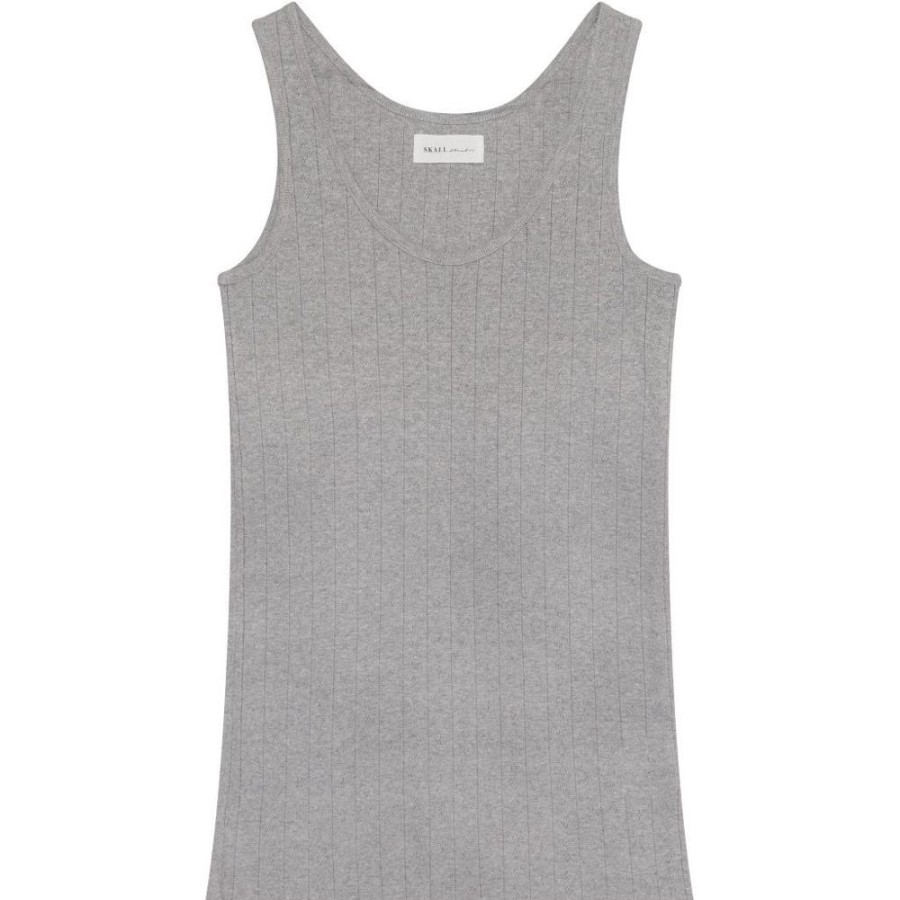 Toj SKALL STUDIO | Skall Studio Edie Top Grey Melange