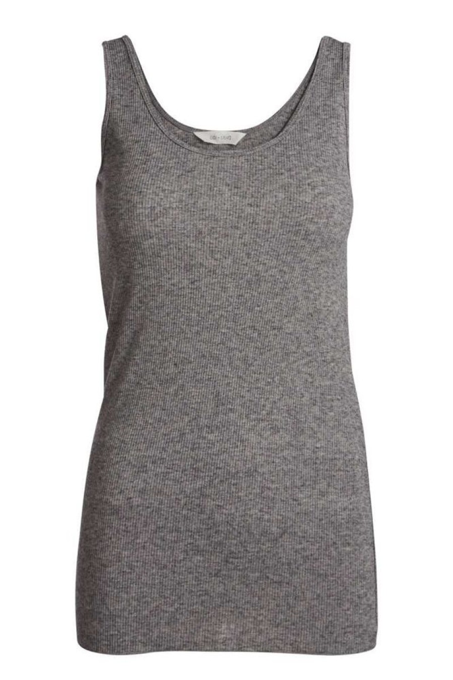 Toj GAI+LISVA | Gai+Lisva Coco Wool Top Light Grey Melange