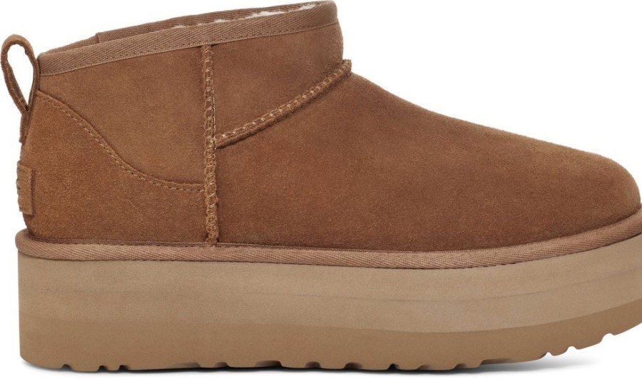 Fodtoj UGG | Ugg Classic Ultra Mini Platform Chestnut