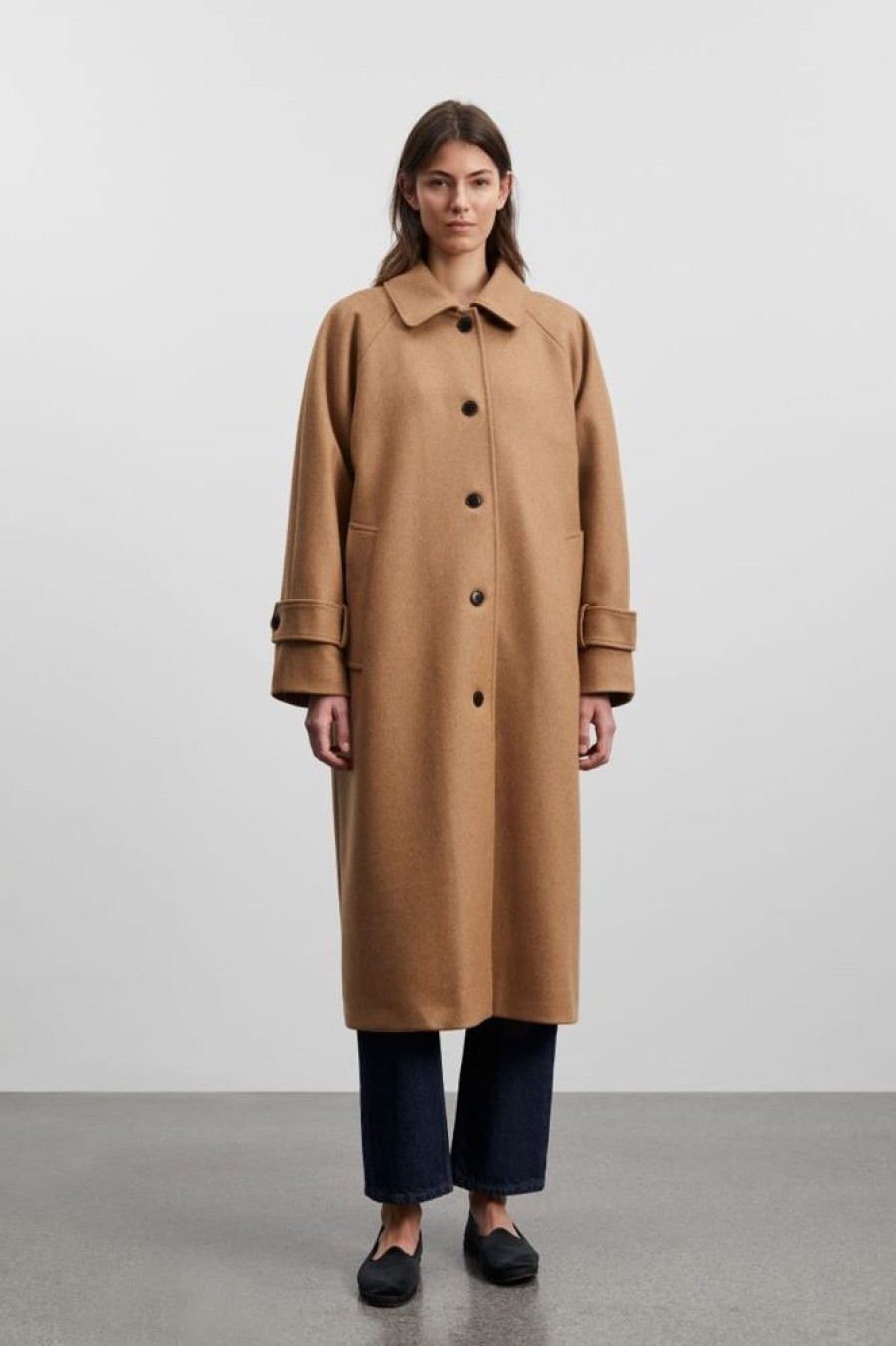 Toj SKALL STUDIO | Skall Studio Macy Coat Dark Tan