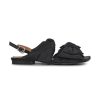 Fodtoj GANNI | Ganni Soft Bow Kitten Sandaler Black