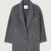 Toj American Vintage | American Vintage Bydrock Blazer Charcoal Melange