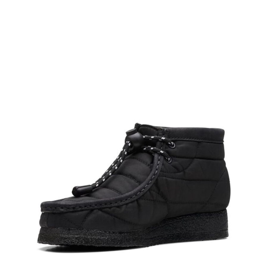 Fodtoj CLARKS ORIGINALS | Clarks Originals Wallabee Boot Black Quilted