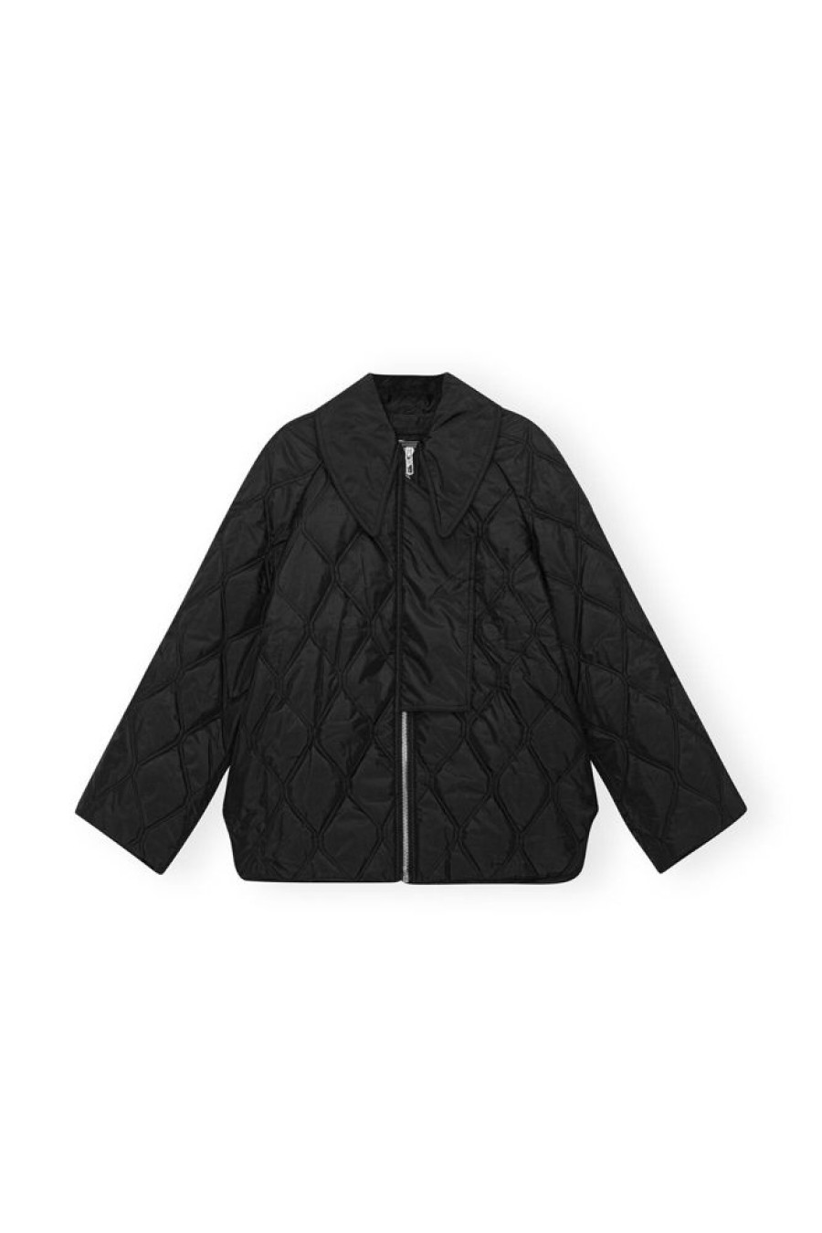 Toj GANNI | Ganni F9065 Quilt Jacket Black