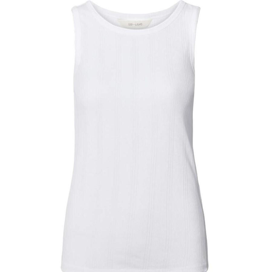 Toj GAI+LISVA | Gai+Lisva Alberte Cotton Top White