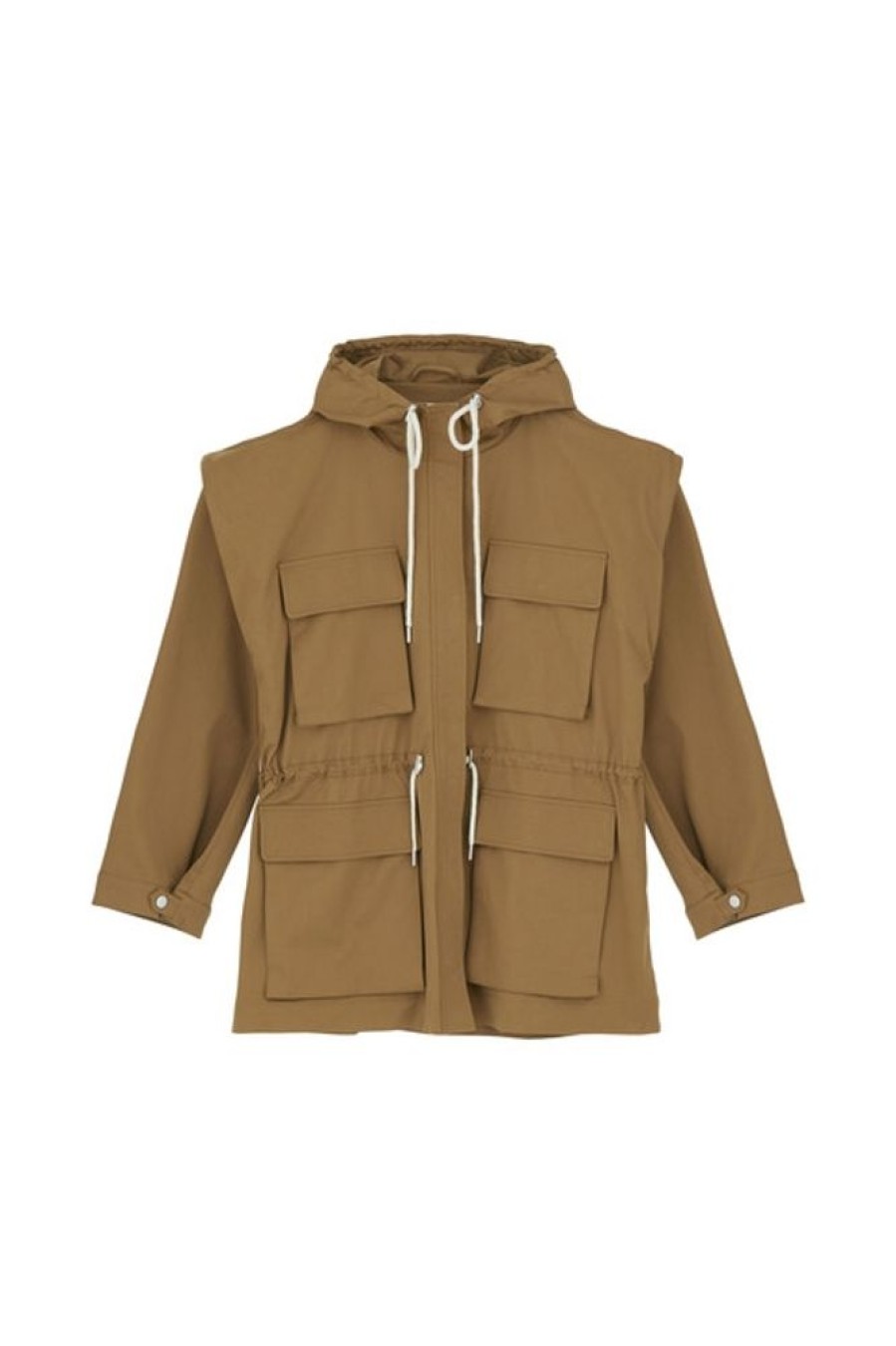 Toj SKALL STUDIO | Skall Studio Franky Parka Jacket Coffee