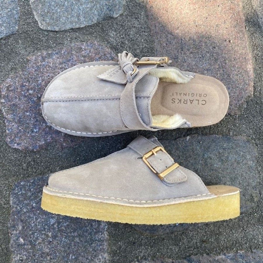 Fodtoj CLARKS ORIGINALS | Clarks Originals Trek Mule Sand Wlined