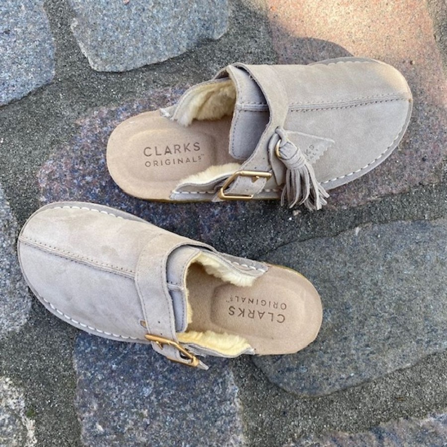 Fodtoj CLARKS ORIGINALS | Clarks Originals Trek Mule Sand Wlined