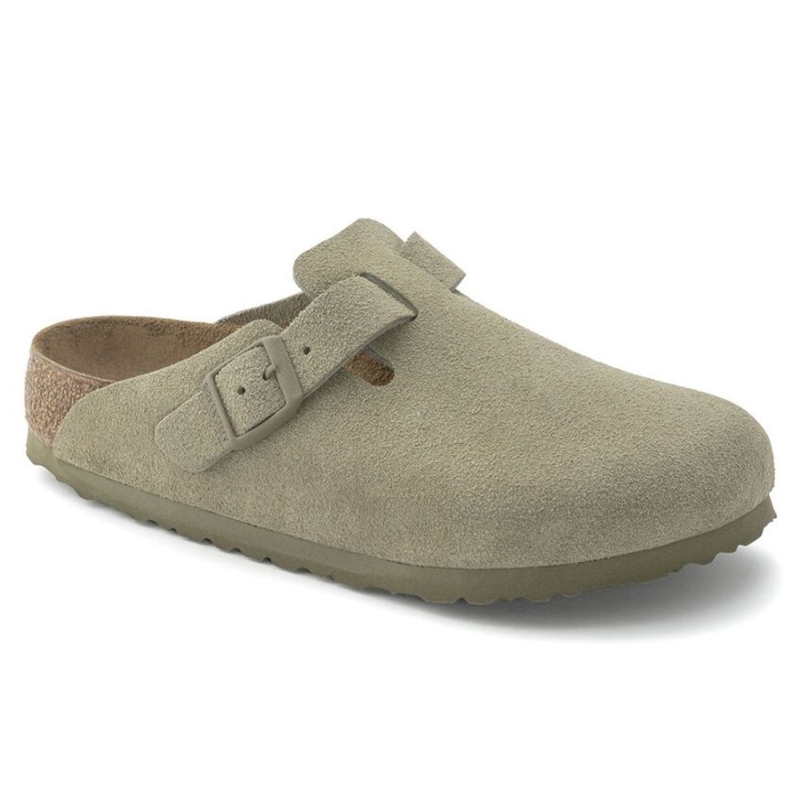 Fodtoj BIRKENSTOCK | Birkenstock Boston Bs Narrow Faded Khaki